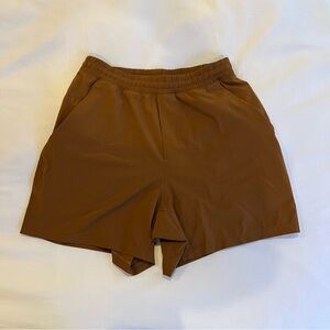 Lululemon Men’s Pace Breaker Linerless 5” Rust Shorts